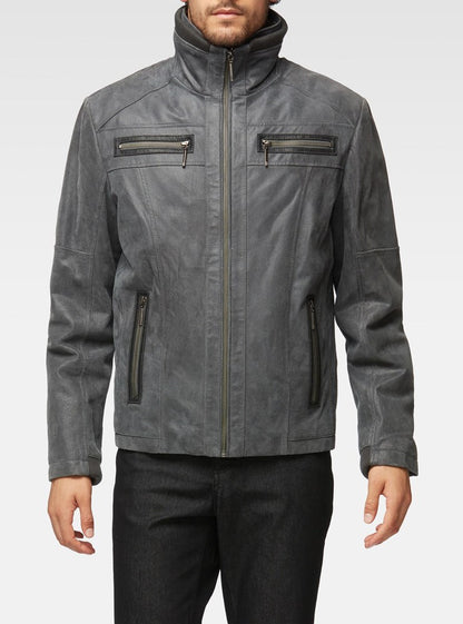 Men's leather jacket