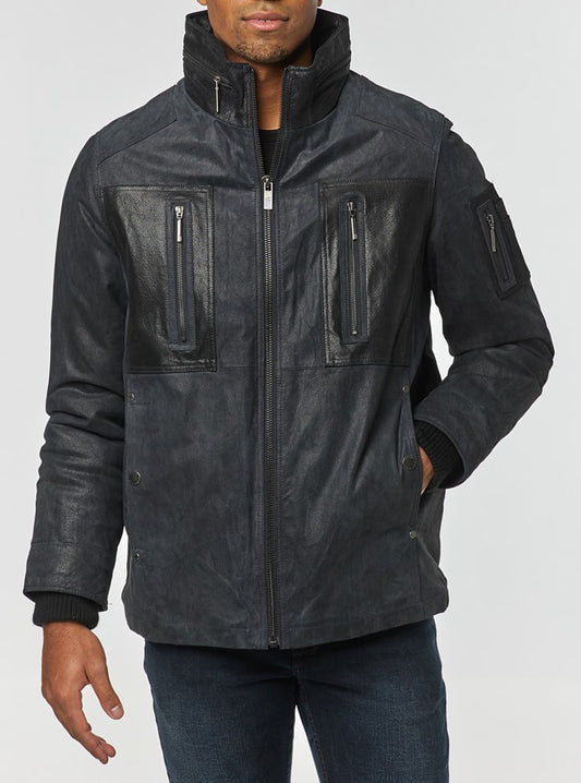 Men's leather jacket