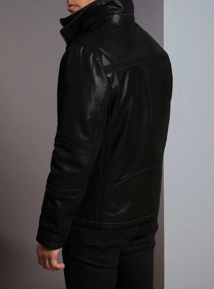 Men's leather jacket