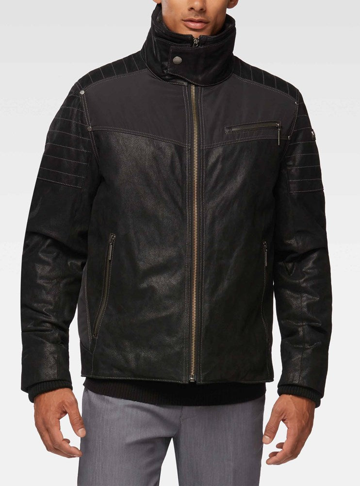 Men's leather jacket