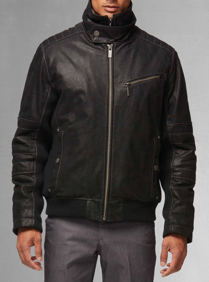 Men's leather jacket