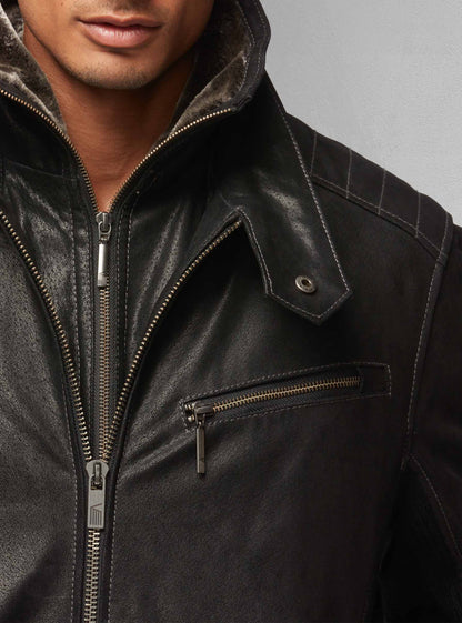 Men's leather jacket