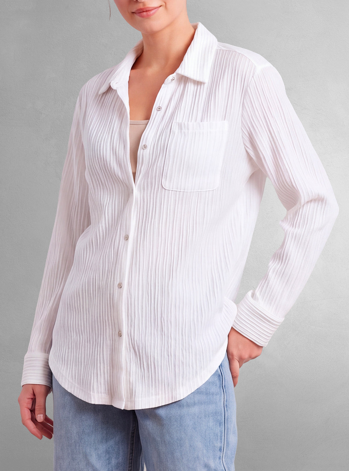 CHEMISE À MANCHES LONGUES POUR FEMMES