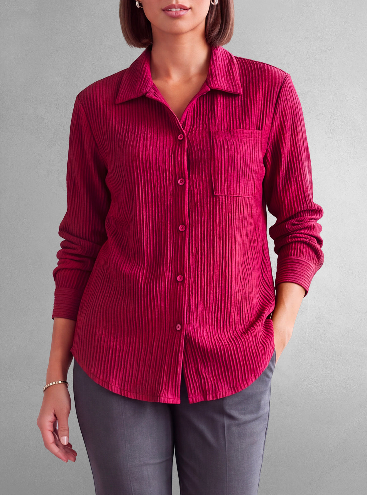 CHEMISE À MANCHES LONGUES POUR FEMMES