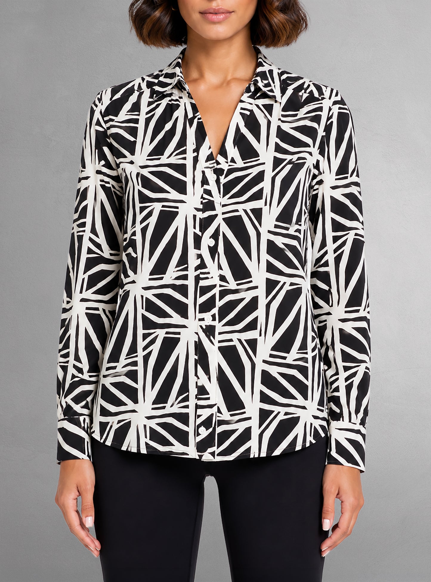 Chemise à manches longues pour femme