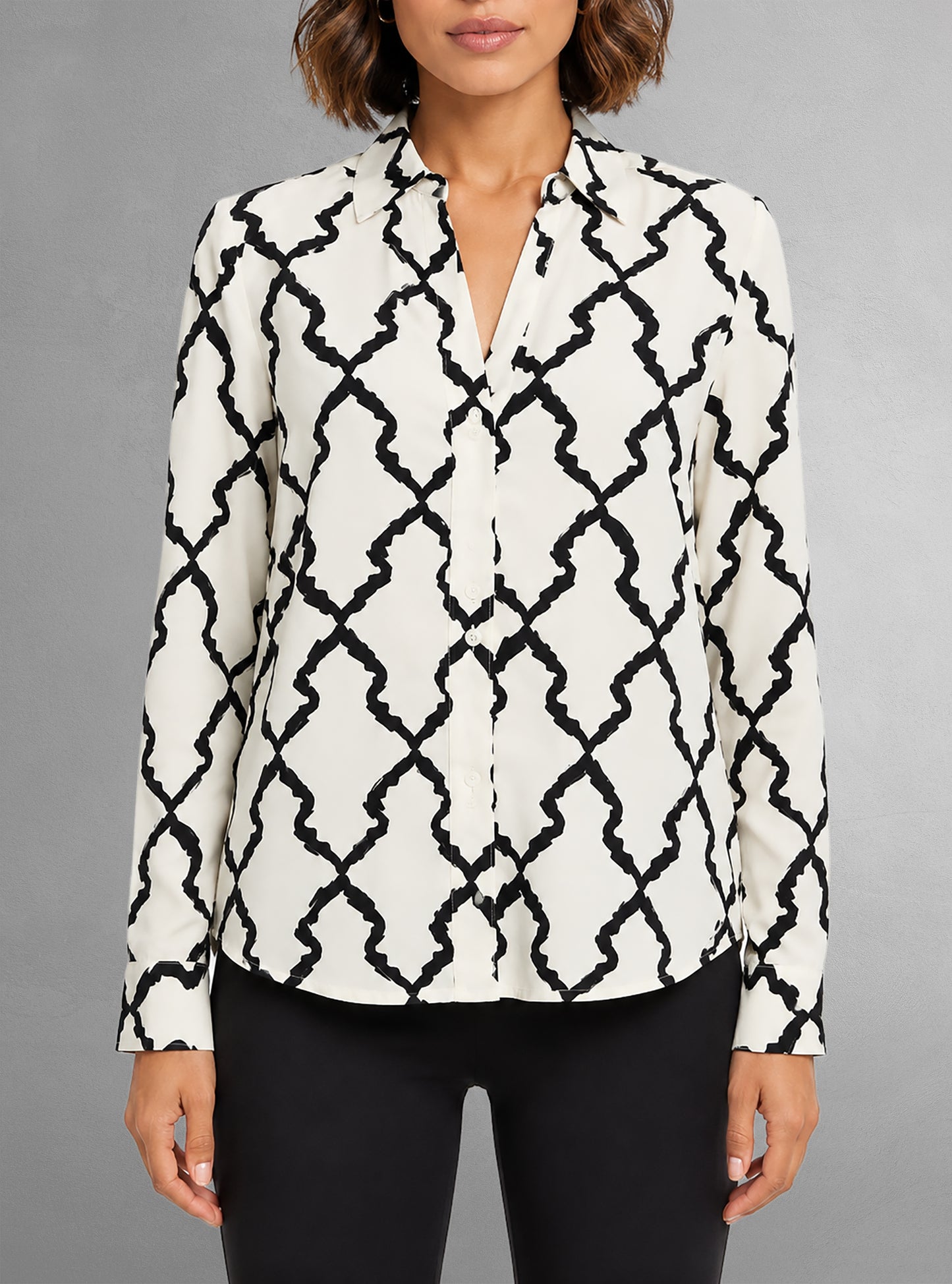 Chemise à manches longues pour femme