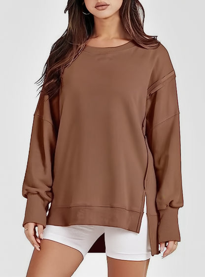 Oversized Black Sweatshirt – Effortless Comfort & Style