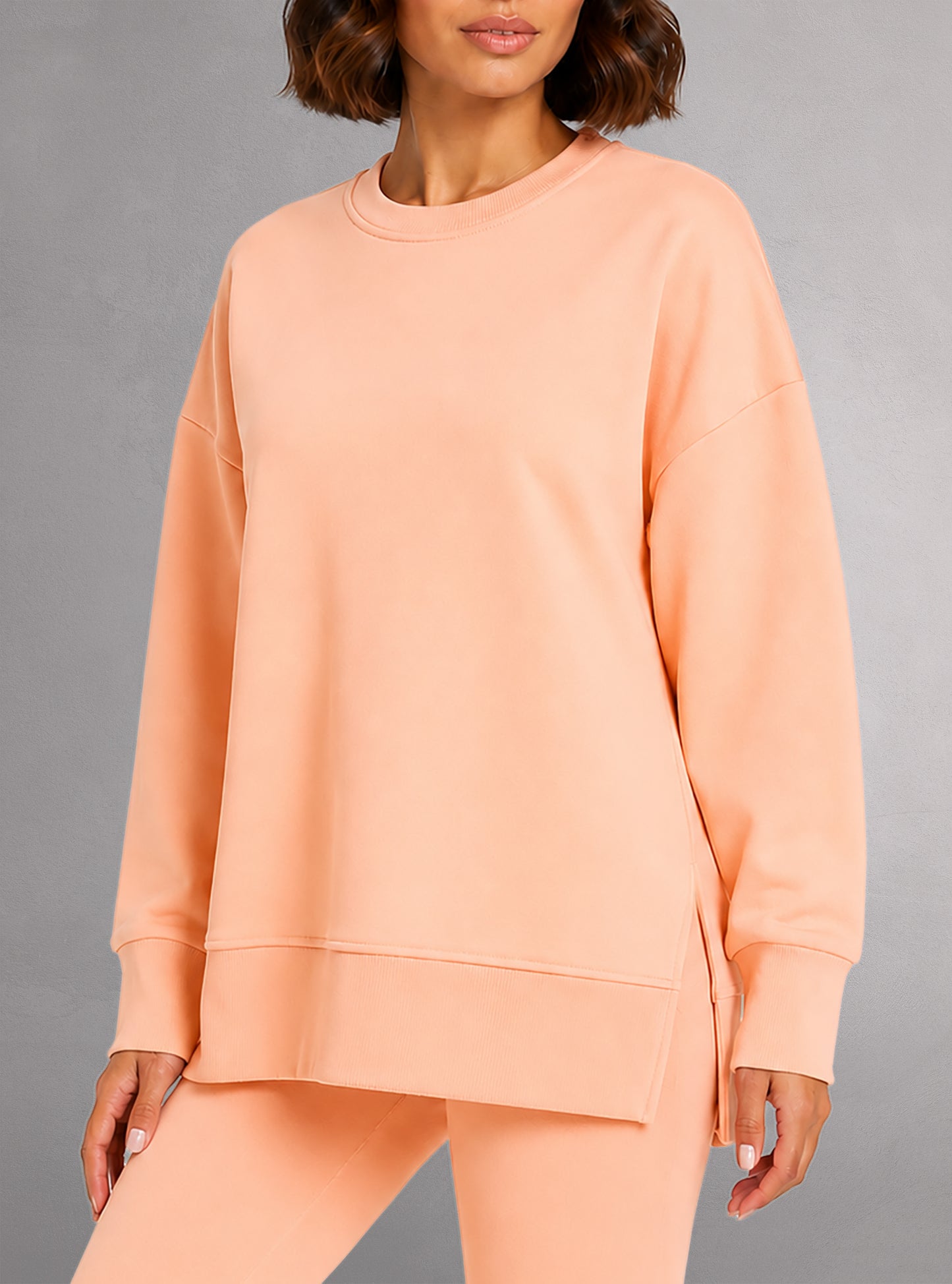 Oversized Beige Sweatshirt – Cozy & Versatile