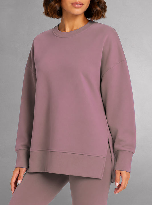 Oversized Beige Sweatshirt – Cozy & Versatile