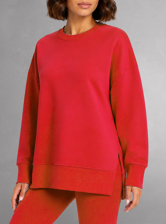 Oversized Beige Sweatshirt – Cozy & Versatile