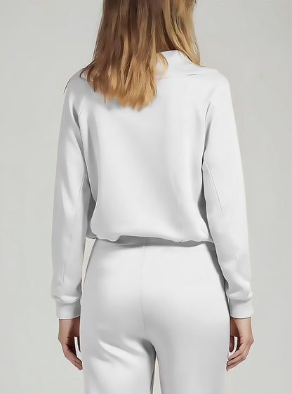 Women’s Half-Zip Sweatshirt – Casual & Chic