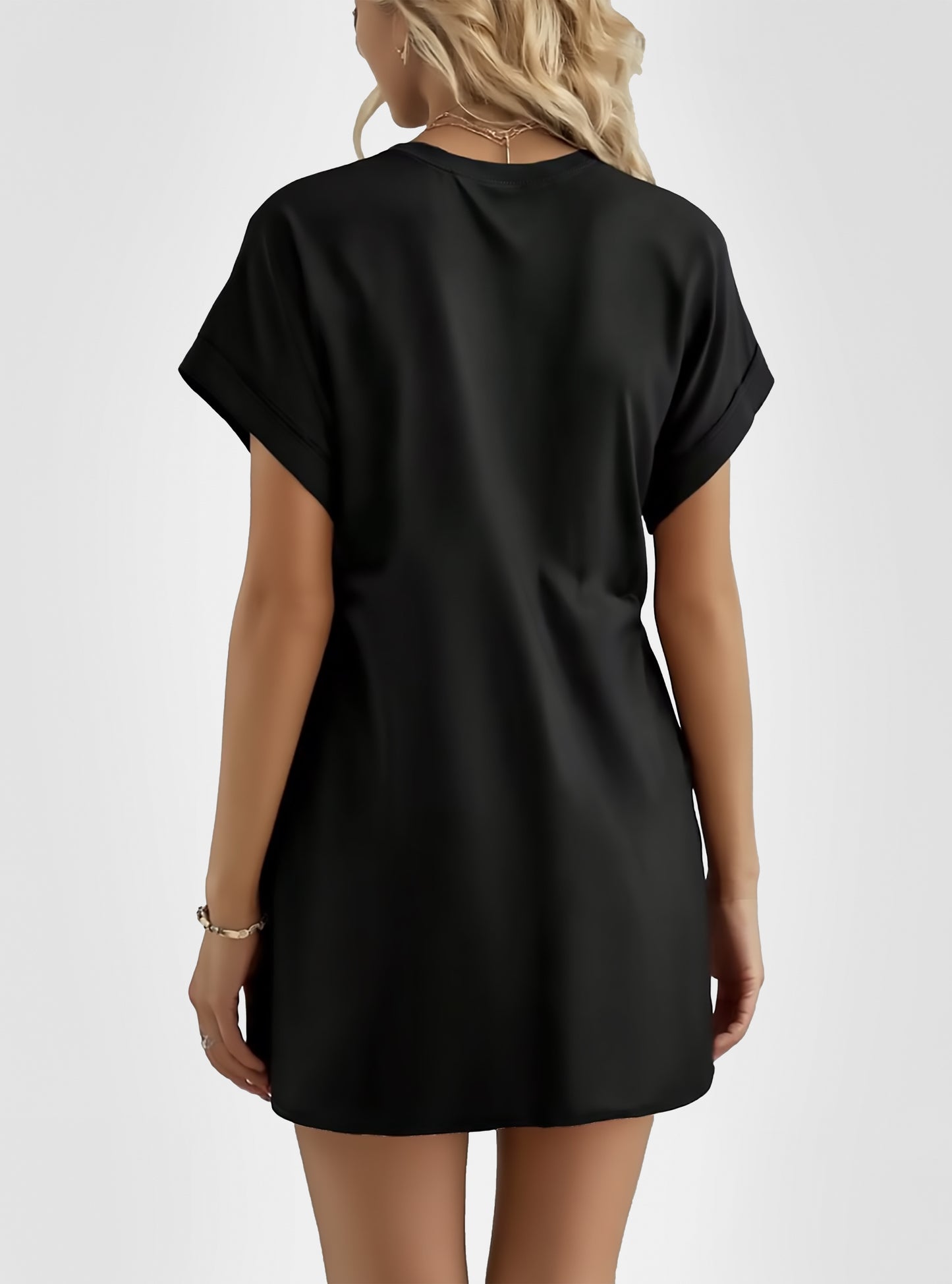 Robe t-shirt à manches courtes pour femmes