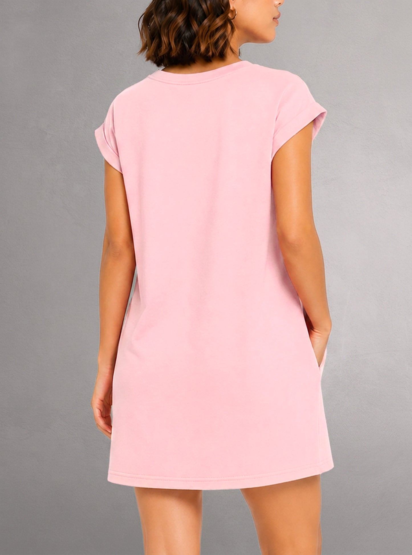 Women's short sleeve t-shirt dress