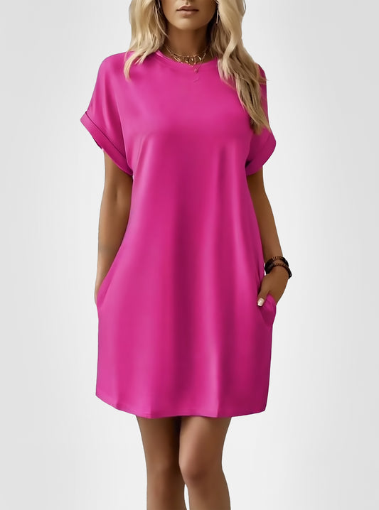 Women's short sleeve t-shirt dress