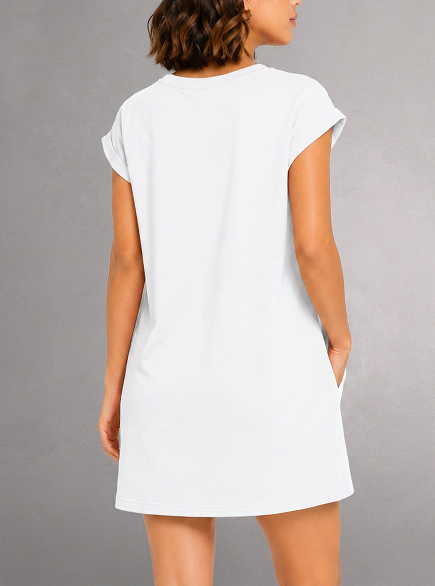 Women's short sleeve t-shirt dress