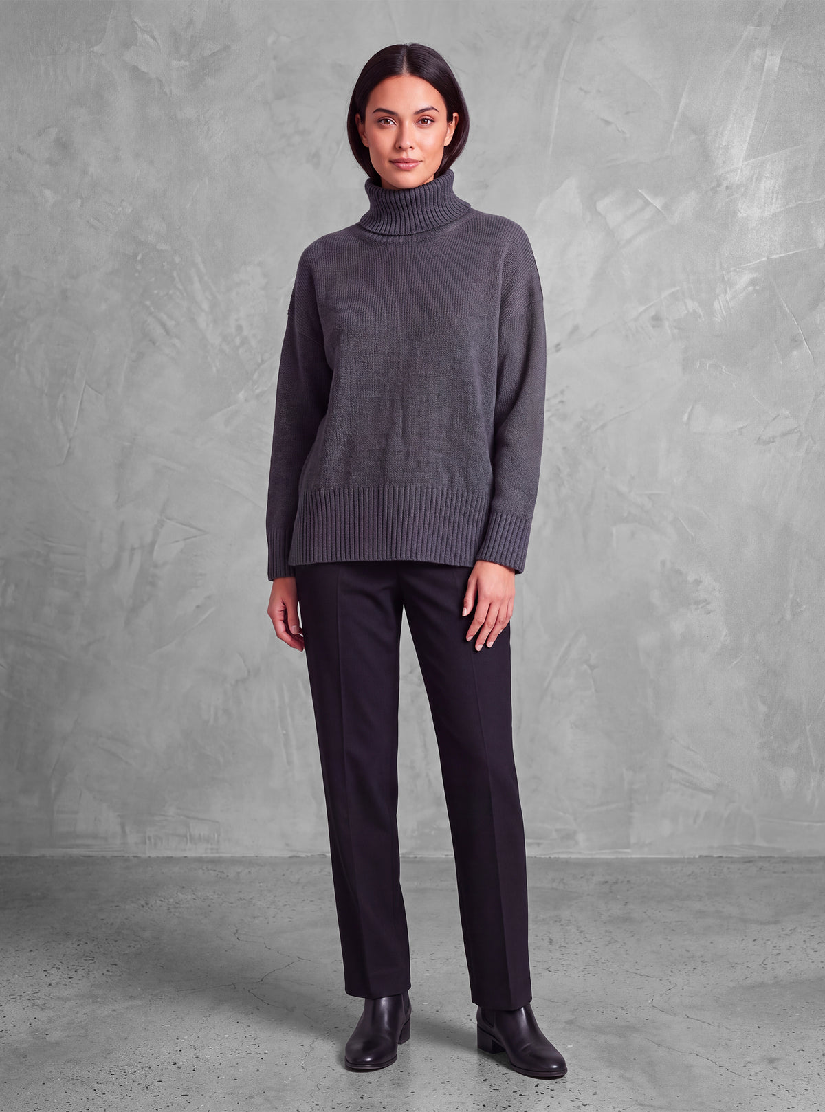 PULL À COL ROULE FEMME