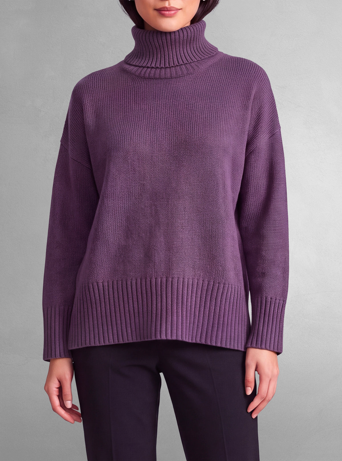PULL À COL ROULE FEMME