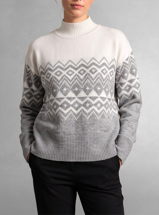 WOMEN'S MOCK NECK SWEATER