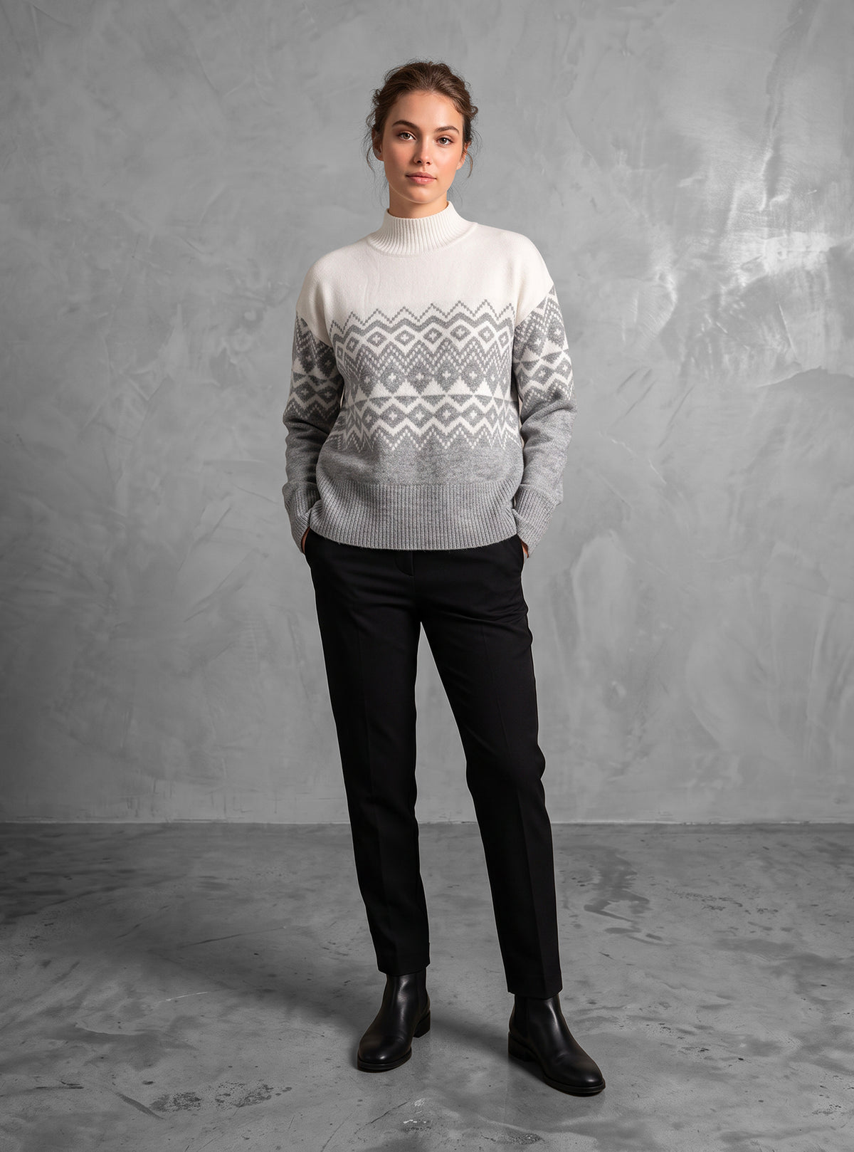 PULL À COL ROULE POUR FEMMES