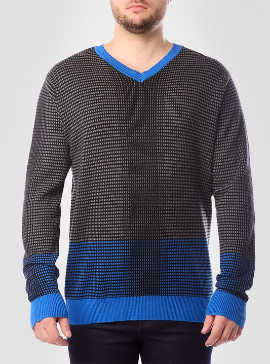 PULL-OVER À COL EN V POUR HOMMES