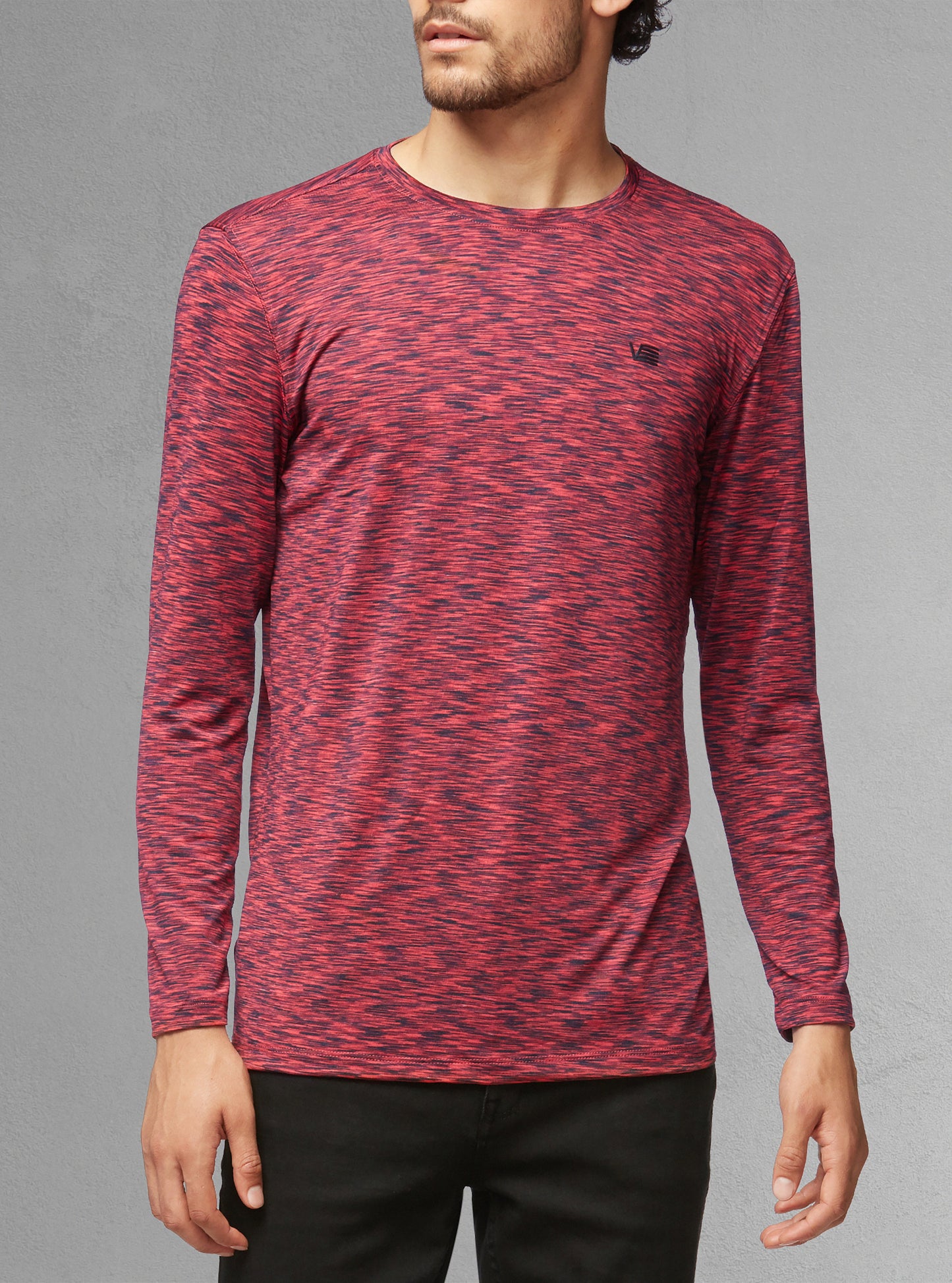 Men's crew neck long sleeve t-shirt
