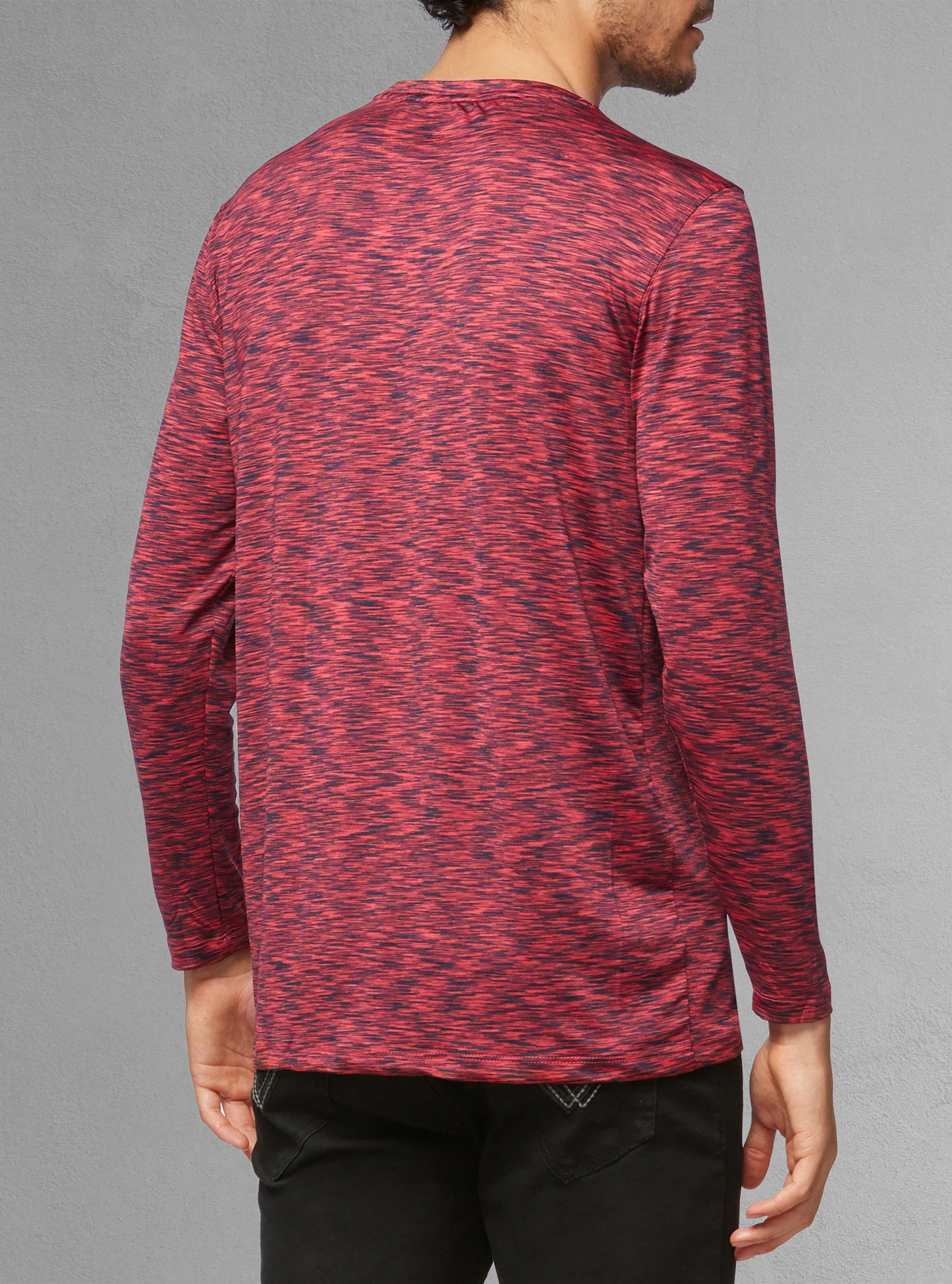 Men's crew neck long sleeve t-shirt