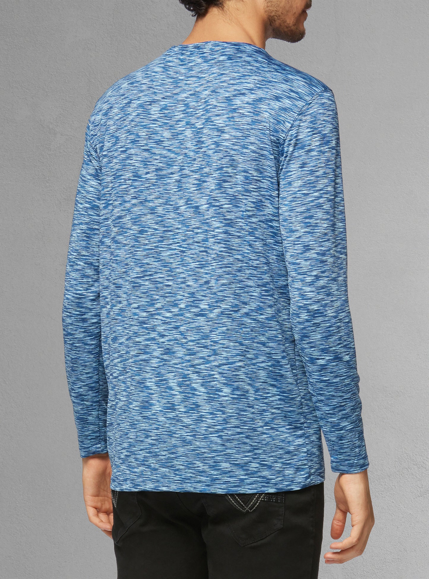 Men's crew neck long sleeve t-shirt