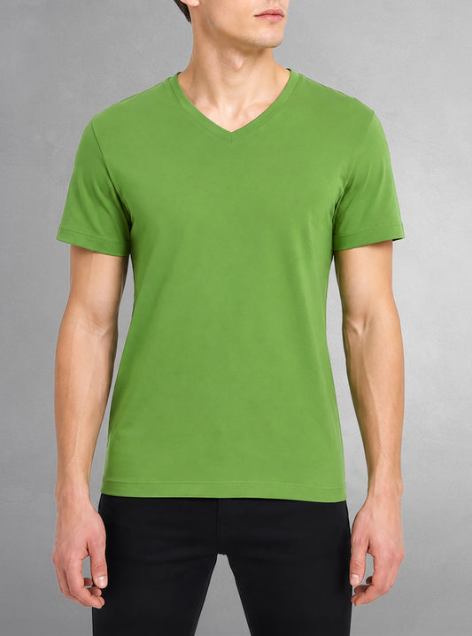 Men's v neck short sleeve t-shirt