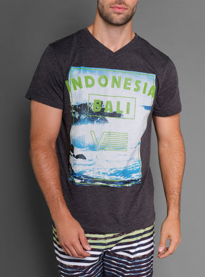 Men's v neck short sleeve t-shirt