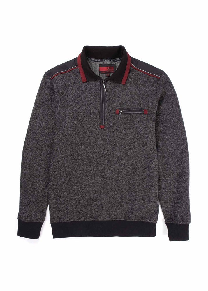 Men's long sleeve polo
