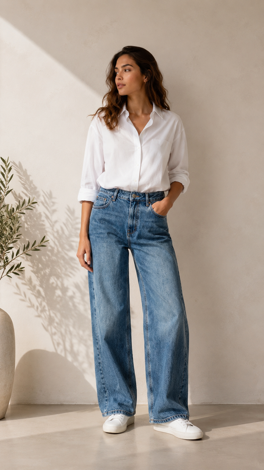 Jeans en denim pour femmes