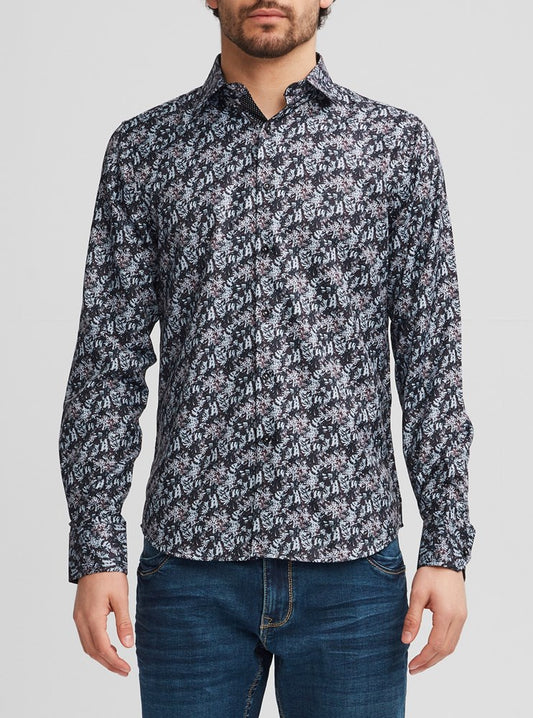 Chemise décontractée à manches longues pour hommes
