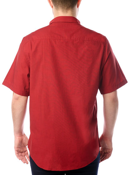CHEMISE CLASSIQUE À MANCHES COURTES POUR HOMMES