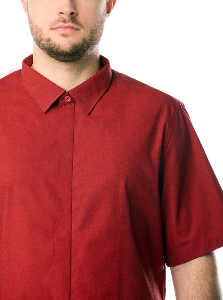 CHEMISE CLASSIQUE À MANCHES COURTES POUR HOMMES