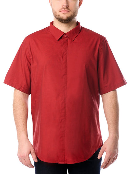 CHEMISE CLASSIQUE À MANCHES COURTES POUR HOMMES