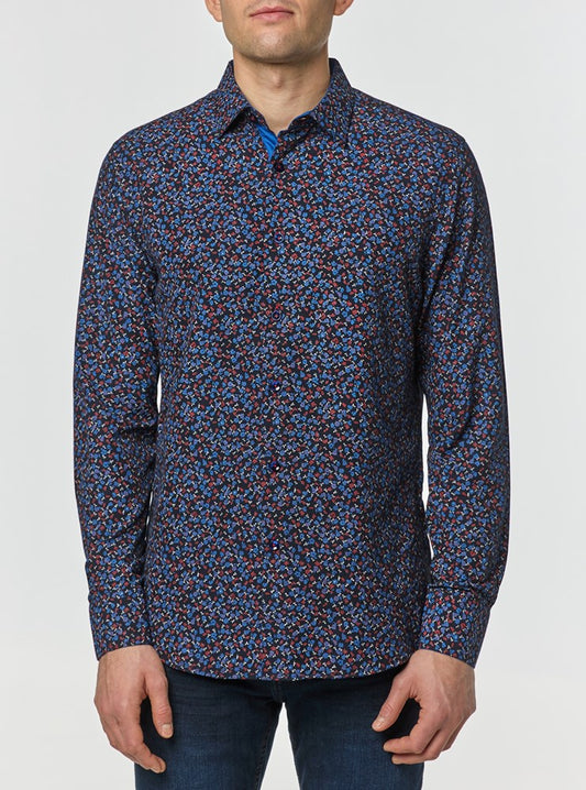 CHEMISE DÉCONTRACTÉE À MANCHES LONGUES POUR HOMMES