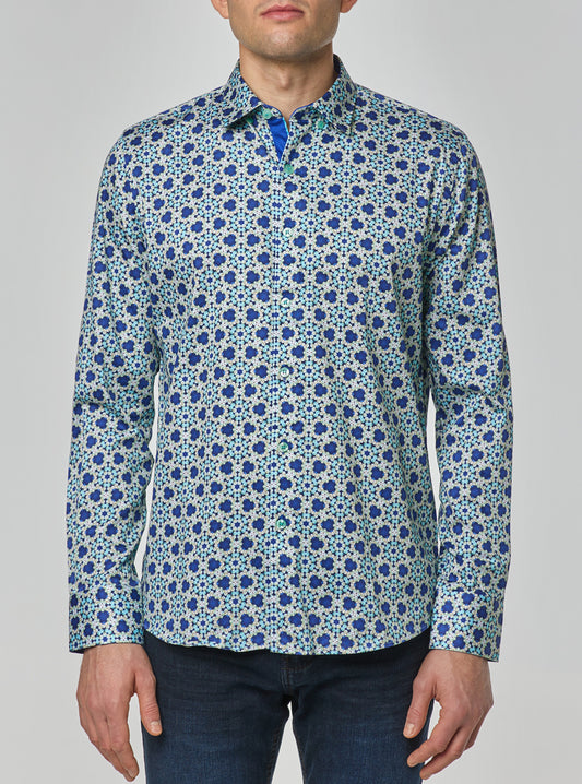 CHEMISE DÉCONTRACTÉE À MANCHES LONGUES POUR HOMMES