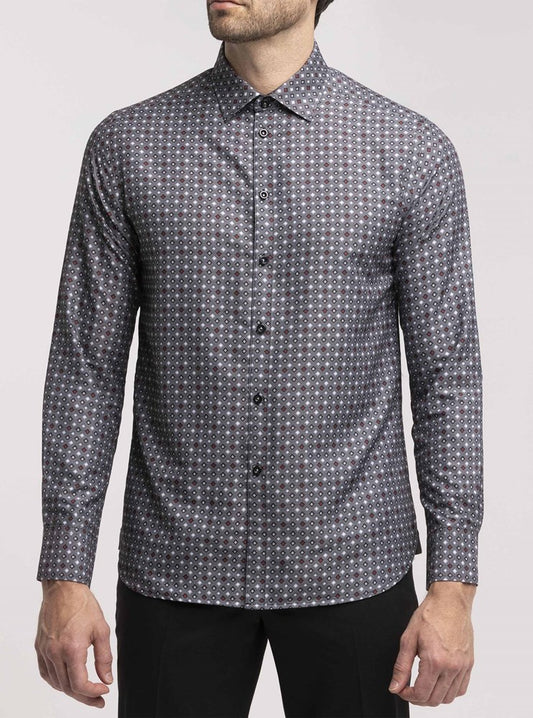 Men's casual long sleeve shirt