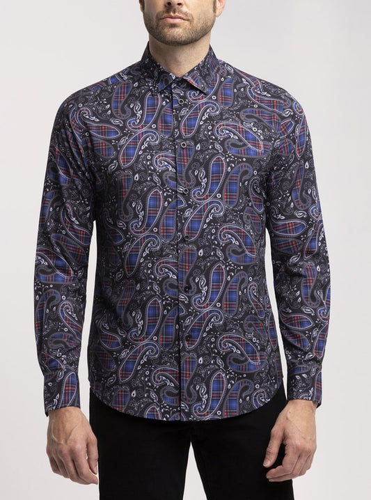 Men's casual long sleeve shirt