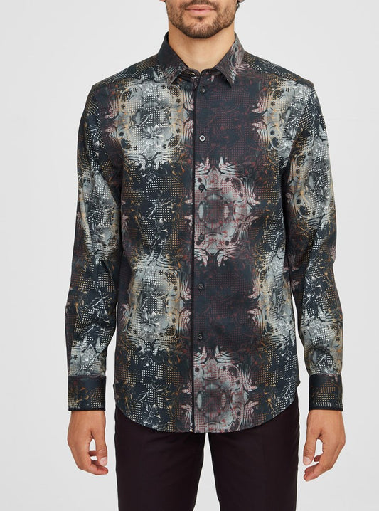 Men's casual long sleeve shirt