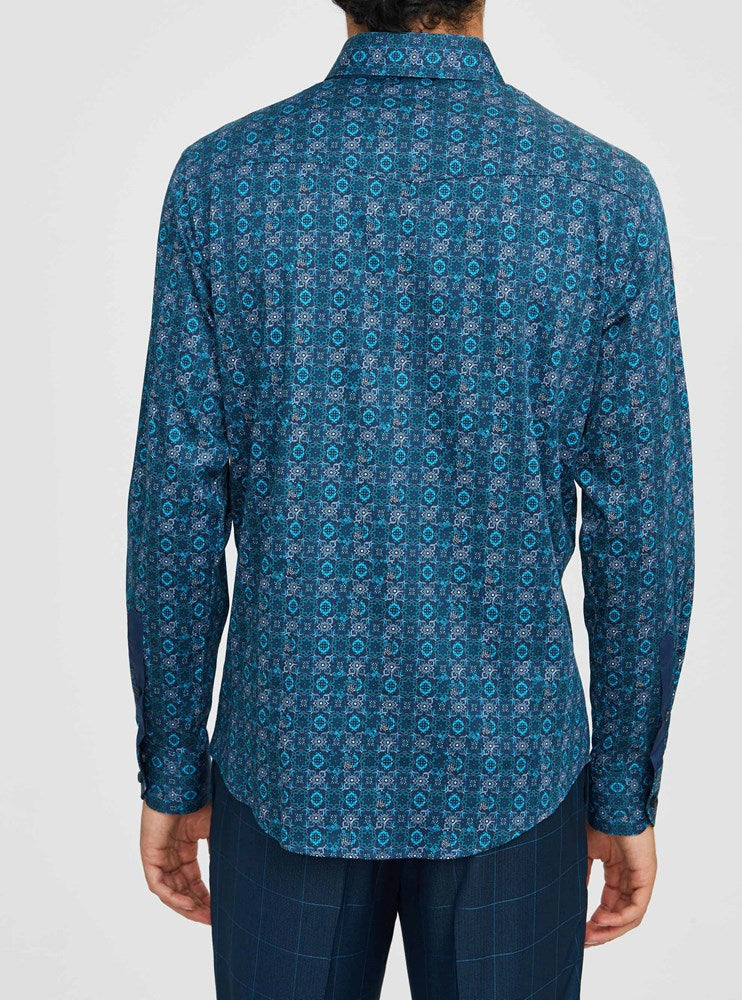 Men's casual long sleeve shirt