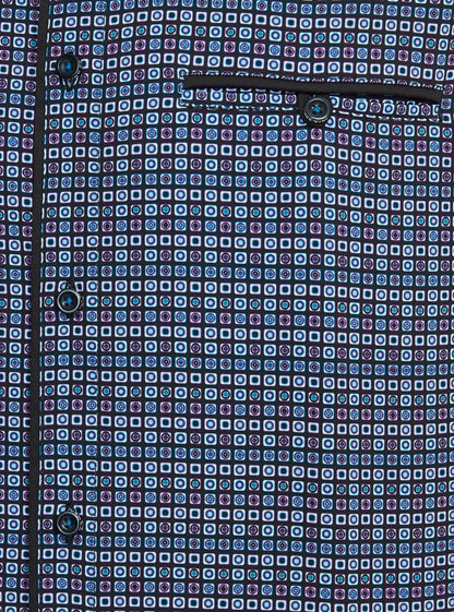 Men's casual long sleeve stretch shirt