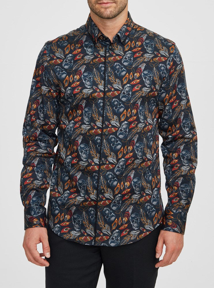 CHEMISE DÉCONTRACTÉE À MANCHES LONGUES POUR HOMMES