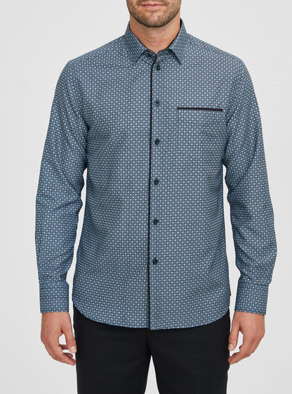 Men's casual long sleeve shirt