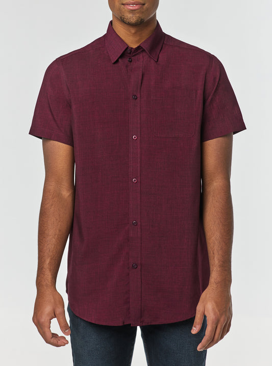 Men's casual short sleeve shirt