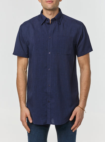 Men's casual short sleeve shirt
