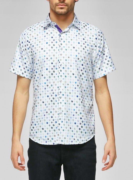 CHEMISE DÉCONTRACTÉE À MANCHES COURTES POUR HOMMES