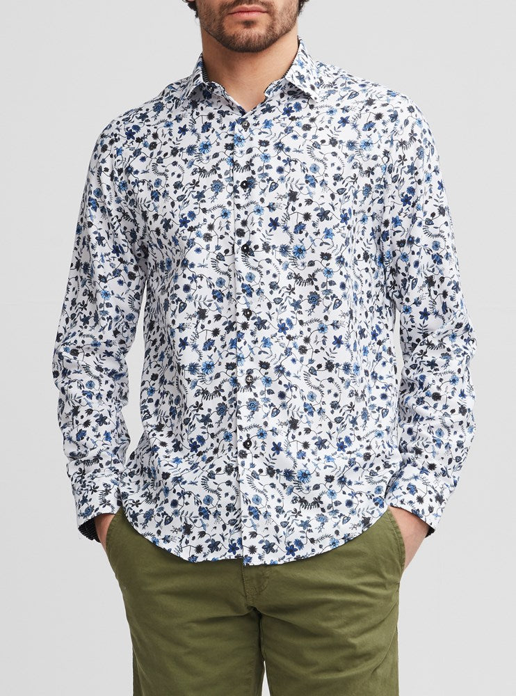 Men's casual long sleeve shirt