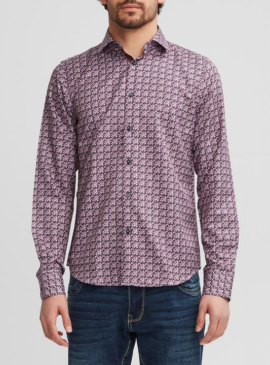 CHEMISE DÉCONTRACTÉE À MANCHES LONGUES POUR HOMMES