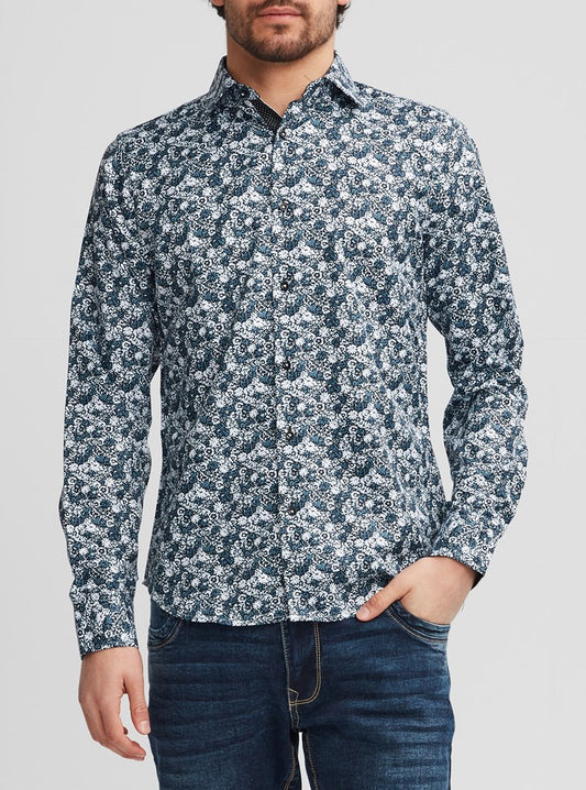 CHEMISE DÉCONTRACTÉE À MANCHES LONGUES POUR HOMMES